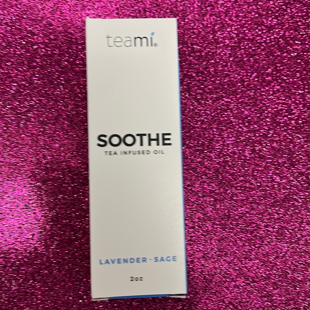 Teami Soothe facial oil tea infused lavender sage